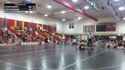High School - 188 lbs Quarterfinals (8 Team) - Jayden Madera, Hanover Park vs Seth Wolfinger, Phillipsburg