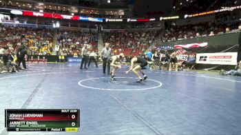 2A-113 lbs Cons. Round 2 - Jarrett Engel, West Delaware, Manchester vs Jonah Luensman, Monticello