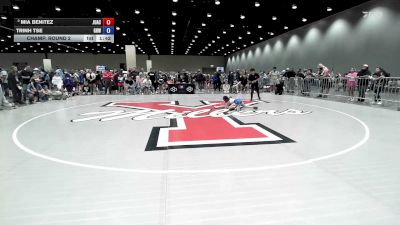 57 lbs Champ. Round 2 - Mia Benitez, Juic3 Academy vs Trinh Tse, Greater Heights Wrestling