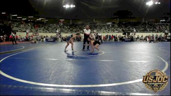 118 lbs Consi Of 8 #1 - Bailey Wallace, Choctaw Ironman Youth Wrestling vs Kamdyn Kerth, Weatherford Youth Wrestling