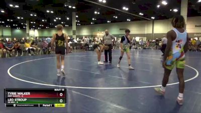 120 lbs Round 5 (6 Team) - Tyrie Walker, Indy Giants vs Leo Stroup, SD Red