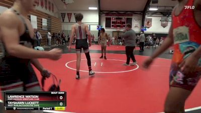 Round 5 - Lawrence Watson, Fort Madison Wrestling Club vs Tayshawn Luckett, West Burlington/Notre Dame