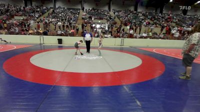 68 lbs Consi Of 8 #1 - Karson Oneal, Sonoraville High School Wrestling vs Nora Calhoun, Junior Indian Wrestling