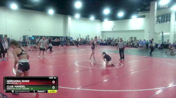 120 lbs Round 6 (8 Team) - Cloe Mandel, Nebraska Black Widows vs Adrianna Shaw, Wellington