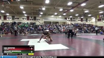 170 lbs Cons. Round 1 - Demaris Henderson, Waterloo East vs Asa Hemsted, Carlisle