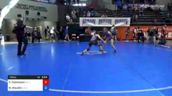 130 lbs Consolation - Diana Dzasezeva, Waldorf vs MikaRae Mauldin, York