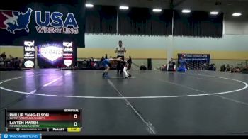 56 lbs Semifinal - Layten Marsh, M3 Wrestling Academy vs Phillip Yang-Elson, Summit Wrestling Academy