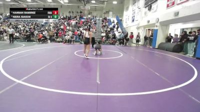 Girls 105 lbs 3rd Place Match - Hannah Ramirez, Fremont (Sunnyvale) Girls vs Keira Siason, Everett Alvarez Girls