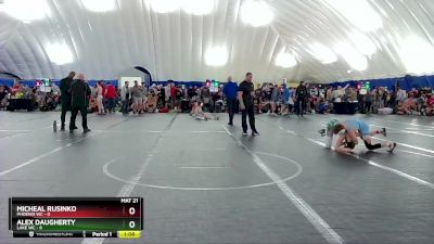 106 lbs Round 7 (8 Team) - Alex Daugherty, Lake WC vs Micheal Rusinko, Phoenix WC