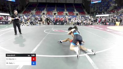 113 lbs Cons 64 #1 - Oscar Gauna, KS vs Michael Daly, NJ