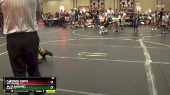 92 lbs Round 2 (6 Team) - Cameron Lewis, Mat Assassins vs Jake Baginski, M2TCNJ