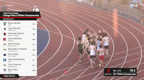 Men's 1500m Championship, Finals 3