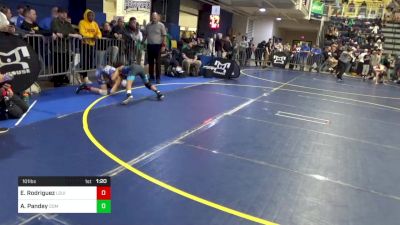 101 lbs Quarterfinal - Emilio Rodriguez, Louisville WC vs Arav Pandey, Commonwealth Chartered Acad