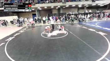110 lbs Cons. Round 1 - Satara Horton, Unattached vs Angela Marinelli, Unattached