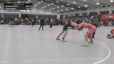 150 lbs Cons. Quarters - Noah Knight, Chickasha vs Marcus Abeyta, Cleveland Wrestling High School