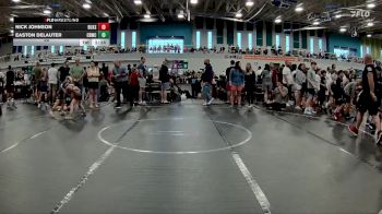 56 lbs Quarterfinals (8 Team) - Nick Johnson, Buxton Squeeze vs Easton DeLauter, Cocoa Beach WC