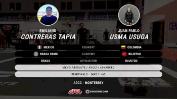 Juan Pablo Usma Usuga vs Emiliano Contreras Tapia 2025 ADCC Monterey Open