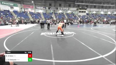 113 lbs Semifinal - Brantlee Griess, 2tg vs Jacob Sanchez-Vasquez, Steel City Reloaded WC