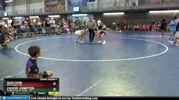 108 lbs Round 1 (16 Team) - Cooper Ledbetter, Alabama Elite - Black&nbsp; vs Alex Cook, NOLA Black