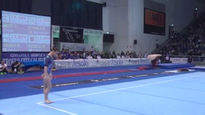 Italy, Elisa Meneghini, FX, 2014 Jesolo Team/AA