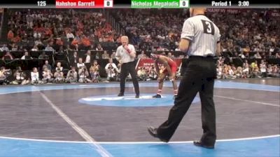125 Semifinal: Nico Megaludis (Penn State) vs. Nahshon Garrett (Cornell)