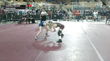 100 lbs Cons. Round 1 - Gabriella Delapaz, Riverdale vs Josie Reeves, Freedom