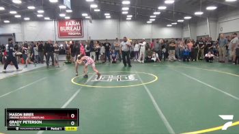 67 lbs Cons. Semi - Mason Bires, Virginia Patriots Wrestling vs Grady Peterson, Nova WC