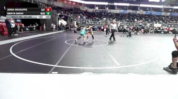 92 lbs Rr Rnd 4 - Adria Wickliffe, East Kansas Eagles vs Meryn Smith, Moen Wr Ac