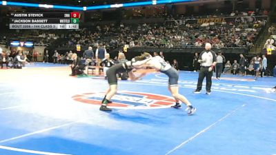 144 Class 3 lbs Semifinal - Jackson Bassett, Whitfield vs Austin Stevick, St. Michael The Archangel