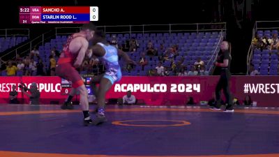 67 kg Quarterfinal - Alejandro Sancho, USA vs Starlin Laguerre, DOM