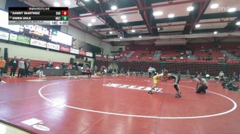 141 lbs 3rd Place Match - Danny Martinez, SIUE vs Owen Uhls, Missouri