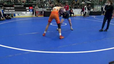 132 lbs Cons. Sub-quarters - Cash Cole, Big Game Wrestling Club vs Cael Walton, The Best Wrestler