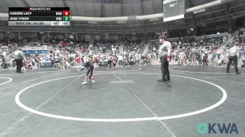 46 lbs Final - Carsen Lacy, Wyandotte Youth Wrestling vs Jase Tyson, Verdigris Youth Wrestling