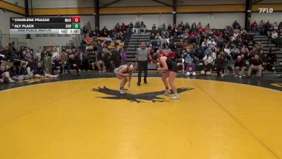 140 lbs 3rd Place Match - Aly Flack, Xavier vs Charlene Prazak, Mason City