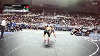 126-D2 1st Place Match - Harper Frost, Mica Mountain High School vs Carli Jones, Chinle High School