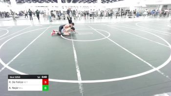 137 lbs Consi Of 16 #2 - Ricky De Felice, No Team vs Amelio Najar, Billings Wrestling Club