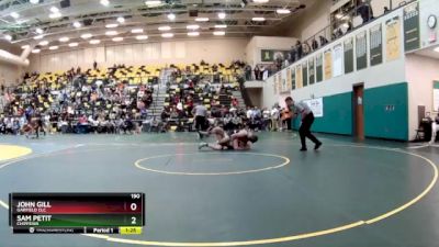 190 lbs Quarterfinal - Sam Petit, CHIPPEWA vs John Gill, GARFIELD CLC