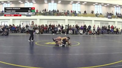 141 lbs Cons. Semi - Joshua Robison, North Central vs Sabri Sino, Millikin