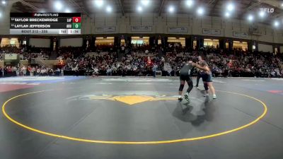 235 lbs Round 1 - Laylah Jefferson, Arundel vs Taylor Breckenridge, La Plata