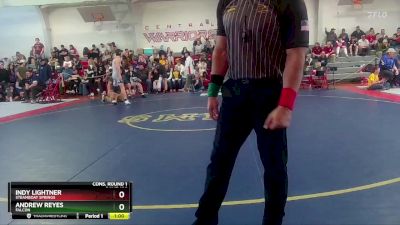 132 lbs Cons. Round 1 - Andrew Reyes, Falcon vs Indy Lightner, Steamboat Springs