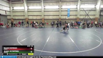 86 lbs 5th Place Match - Ikaika Alcantara, Nevada vs Elijah Domingo, Hawaii