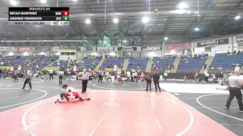 113 lbs Quarterfinal - Micah Martinez, Warrior WC vs Andrew Pedregon, Skyview Wolverines WC