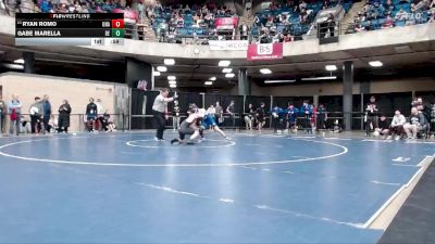 120 lbs Champ. Round 2 - Ryan Romo, Unattached vs Gabe Marella, Unattached
