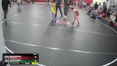 61 lbs Round 4 - Adam Rasmussen, Circle Wrestling Club vs Chaz Bedingfield, Backyard Brawlers