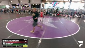 110 lbs Champ. Round 1 - Natalie Elizabeth King, Gracie Barra Westchase Wrestling Club vs Gavyn Breech, X-CLUSIVE Wrestling