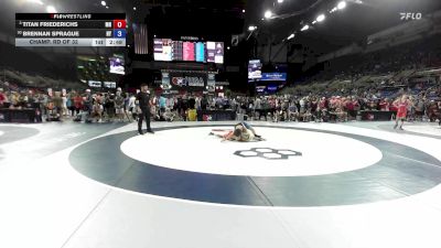 126 lbs Champ. Rd Of 32 - Titan Friederichs, MN vs Brennan Sprague, NY