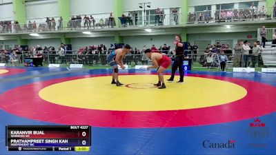 92kg Quarterfinal - Karanvir Bual, Warriors WC vs Prathampreet Singh Kahlon, Independent WC