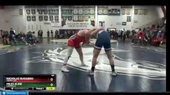 220 lbs Champ. Round 2 - Nicholas Ruggiero, Liberty_NV vs Miles Kline, Camarillo