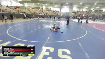 65 lbs Champ. Round 2 - Wyatt Kirby, Buckhorn Youth Wrestling Club vs Jacob Hull, Stars Wrestling