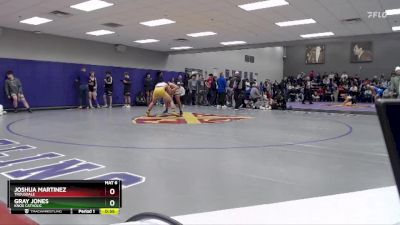 165 lbs Cons. Round 3 - Gray Jones, Knox Catholic vs Joshua Martinez, Trousdale